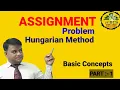 Assignment Problem Basic Allocation of Resources