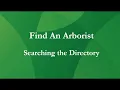 Tips for Searching the Find An Arborist Directory