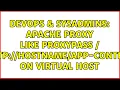 DevOps SysAdmins Apache Proxy like ProxyPass http -context on virtual host
