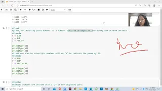 Numeric types in python Session 6 Sakshi kedia