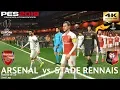 PES 2019 (PC) Arsenal vs Rennes | UEFA EUROPA LEAGUE ROUND OF 16 | 14/3/2019 | 4K 60FPS