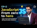 JavaScript Type Conversion Tutorial 2026 Hindi String Number Boolean Explained JS EP5