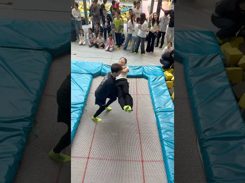 The Coach Took “Send-Off” Literally 😭 #shorts #laborday #trampoline