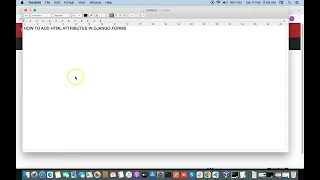 ADD HTML ATTRIBUTES IN DJANGO FORMS How to use bootstrap classes in django forms