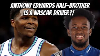 Rajah Caruth NASCAR truck series winner is half brothers with NBA SUPERSTAR Anthony Edwards