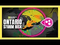 Large hail are possible as storms target southern Ontario today