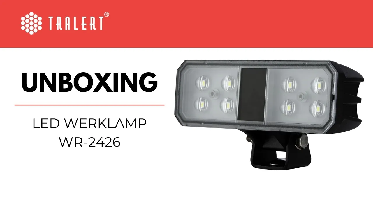 Video: LED ECE-R23 Achteruitrijlicht | 2600 lumen | 24 watt | IP69K | Deutsch | WR-2426