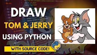 Drawing Tom Jerry using Python Tom Jerry Drawing Using Python Turtle World of Python