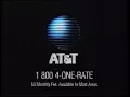 AT T - One Rate International Plan Commercial 1998