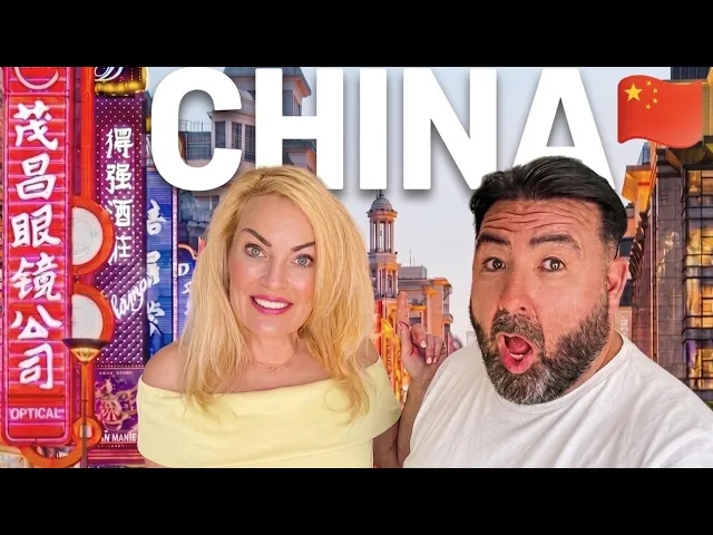 First Time in Shanghai: Shocked by China's Mega City & Food Its our First Time in China (Shocked)🇨🇳