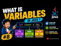 What is Variable in Java Chapter-8 Java Tutorial For Beginners