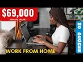 REMOTE WORK AT HOME PAYING 69K PER YEAR NO DEGREE WORK AT HOME JOB HIRING NOW