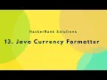 13 Introduction - Java Currency Formatter Hindi