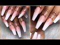 Acrylic Nails Watch me Work Babyboomer Tutorial French Fade Ombre Nail Art Design