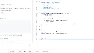 PathSum - Solution to LeetCode 112