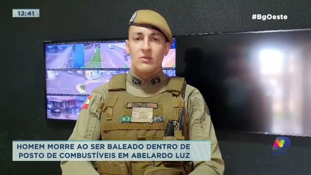 Homem morre ao ser baleado dentro de posto de combustíveis em Abelardo Luz