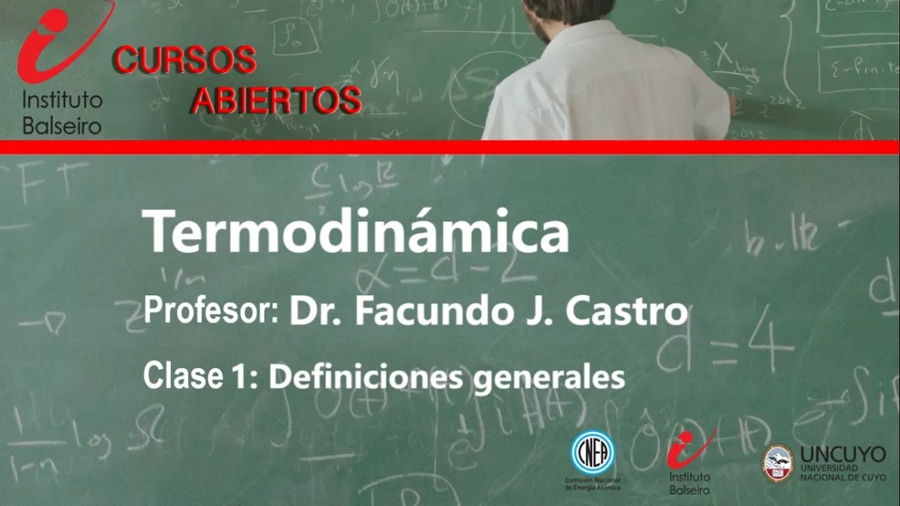 Termodinámica: Clase 1