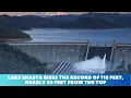 Lake Shasta rises the record of 118 feet nearly 30 feet from the top