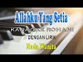 Lagu ALLAHKU YANG SETIA [KARAOKE ROHANI] RONNY DAUD SIMEON ll NADA WANITA D=DO