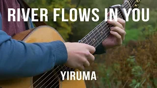 yiruma river flows in you fingerstyle guitar cover