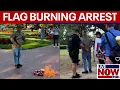 Download Lagu Flag burning: Army veteran arrested outside White House