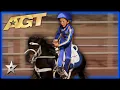 Download Lagu Family THRILLS The Judges With Horse Stunts on America's Got Talent! Download Lagu Family THRILLS The Judges With Horse Stunts on America's Got Talent!