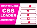 How To Make A Beautifull CSS LOADER Animation
