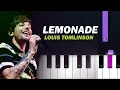 Download Lagu Louis Tomlinson - Lemonade (Piano Tutorial)