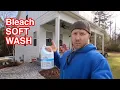 I soft wash my house for the first time with a Black Max 3100 PSI gas pressure washer