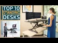 Top 10 Best Standing Desks for 2020 Height Adjustable Stand Up Desk Converter Workstation