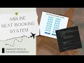 Airline Seat Booking System Using Java Script