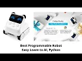 Best Programmable Robot to learn AI Python Remote Control