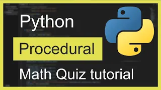 Procedural Math Quiz In Python EP 2 Finished Project