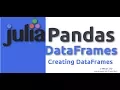 Julia Pandas Tutorial DataFrames