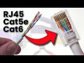 How to Crimp Cat5 Cat6 Network Patch Cables RJ45 plugs
