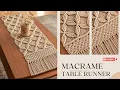 DIY Macrame Table Runner Elegant Boho Decor Tutorial