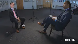 TEA Commissioner Mike Morath speaks to Len Cannon about HISD takeover