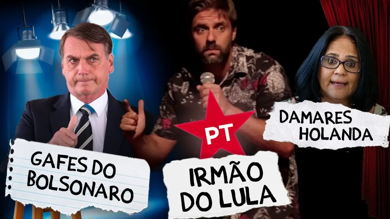 Fábio Rabin - Gafes do Bolsonaro / Irmão do Lula / Damares Holanda