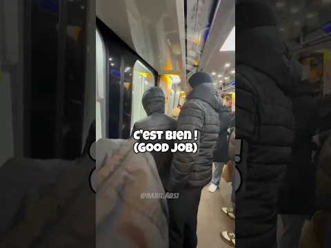 VIN DIESEL DANS LE MÉTRO PARISIEN 😂 #france #paris #iphone #shorts #video