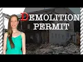 DEMOLITION Permit 6 Things You Should Know