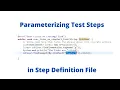Develop BDD Automation Framework from Scratch Selenium Java parameterizing Test Steps