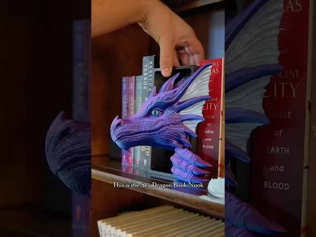 Inferno Dragon Emerging Book Nook video thumbnail