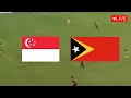 🔴 LIVE SINGAPORE VS TIMOR LESTE | SEA GAMES 2025 - live score