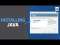 Java Tutorial - INSTALLING Java
