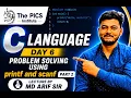 C Language Problem solving using printf and scanf Part-2