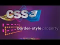 CSS for beginners 28 border-style property