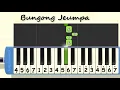 Bungong jeumpa not angka pianika mudah