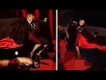 Madonna flashes nipple in throwback Oscars photo as she dares to bare with VERY revealing neckline