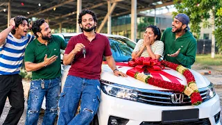 FINALLY CAR SURPRISE 😍🚗🔥 | Doston Ka Reaction ❤️