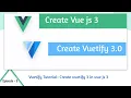 Create vuetify 3 in vue js 3 Vuetify Bangla Tutorial Setup vuetify 3 in vue js 3